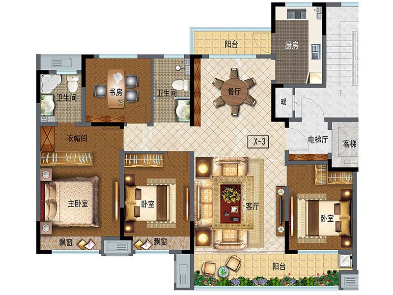 小高層145(4室2廳2衛)